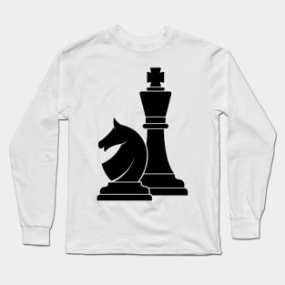 Chess King And Knight Long Sleeve T-Shirt